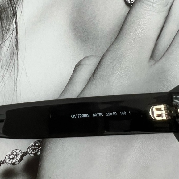 Givenchy 52mm cat eye black sunglasses - Picture 4 of 6